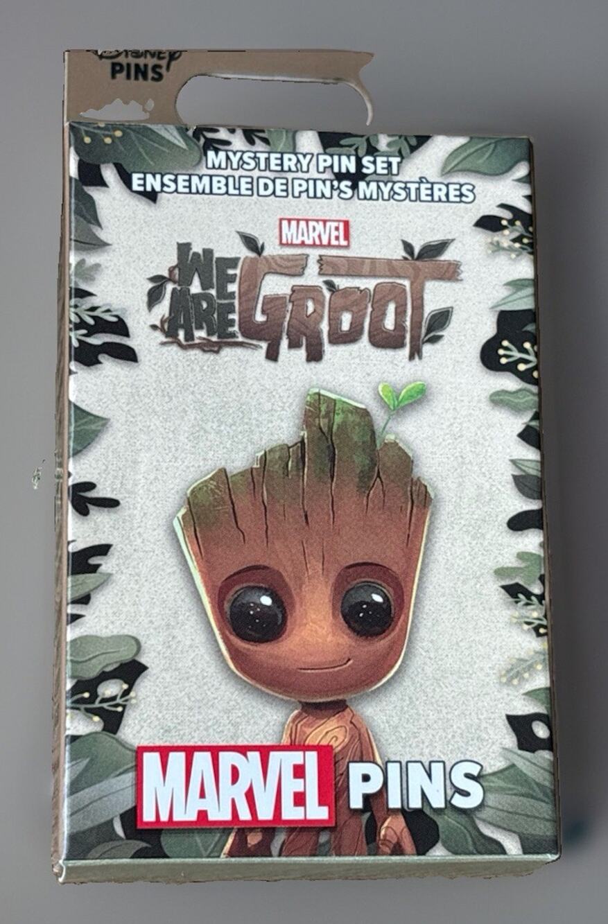 Disney-Marvel Groot Mystery Pin Box - Unopened - 1 Pin Inside